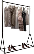Heavy Duty Coat Rack, Garment Rack Commercial Metal Clothes Rail Heavy Duty Clothing Hanging Display Rack Freestanding Clothes Stand for Bedrooms and Boutiques Easy to Assemble (100X40X160CM)