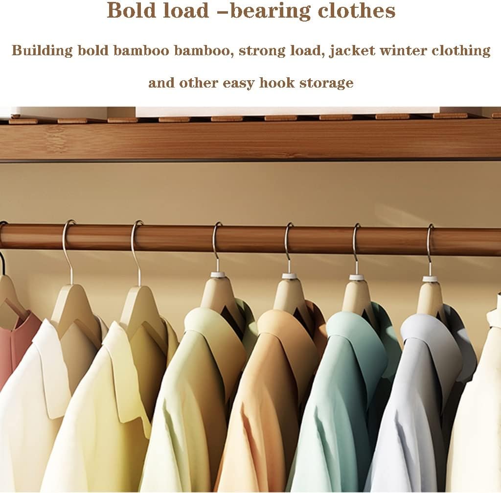 Clothing Rack with Shelves, Free Standing Coat Rack, Heavy Duty Clothes Rack, Freestanding Garment Rack, 150 * 42 * 140cm