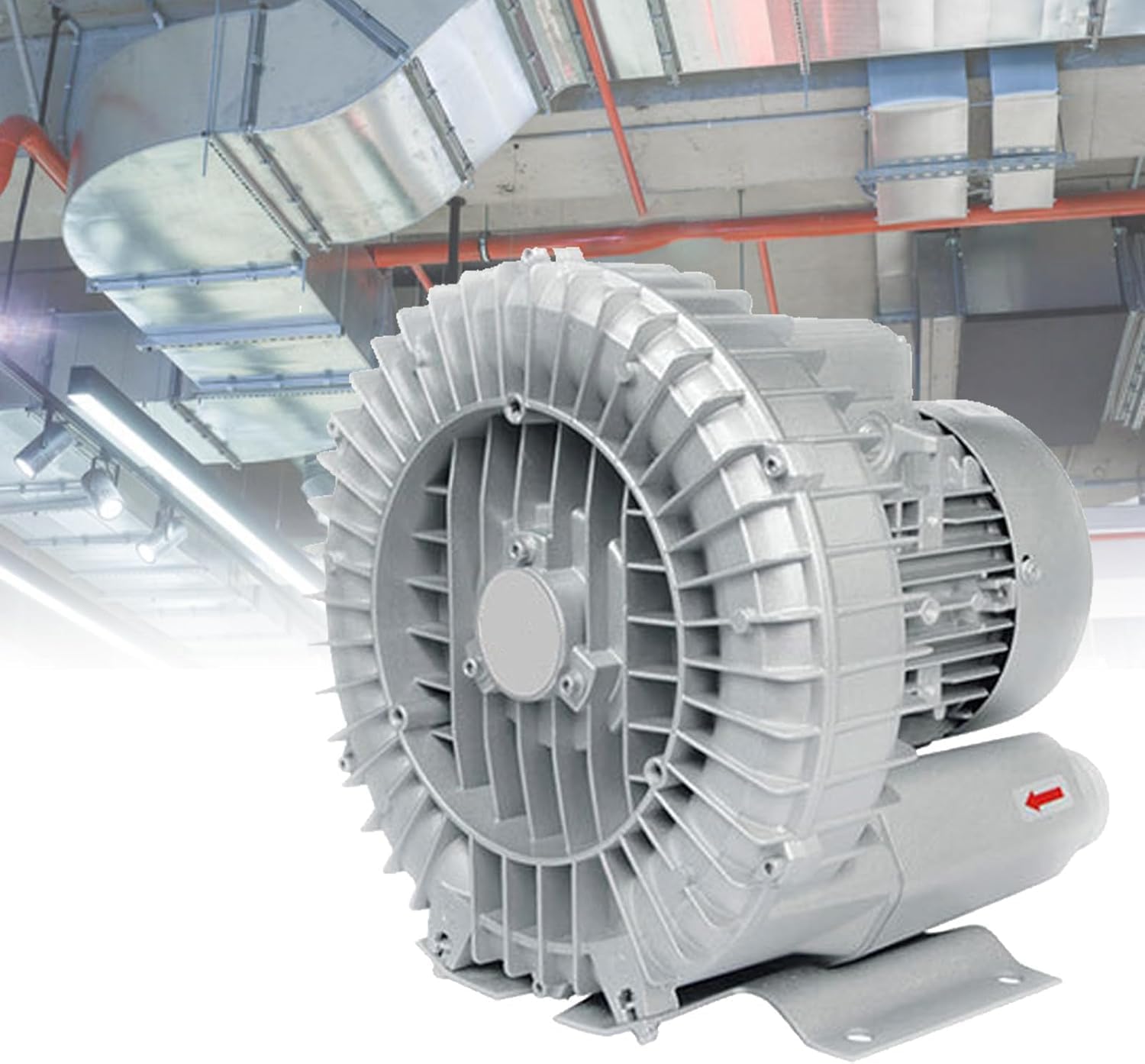 Vortex Ring Blower for Fish Pond & Factory Ventilation, 5.5KW 380V Regenerative Blower for Dust Removal & Air Circulation, Efficient 220V/380V Industrial Solution