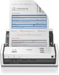 Brother ADS-1300 Compact Desktop Scanner | Scan Speeds of Up to 30ppm | Single Pass Double-Sided Scanning (Renewed Premium)