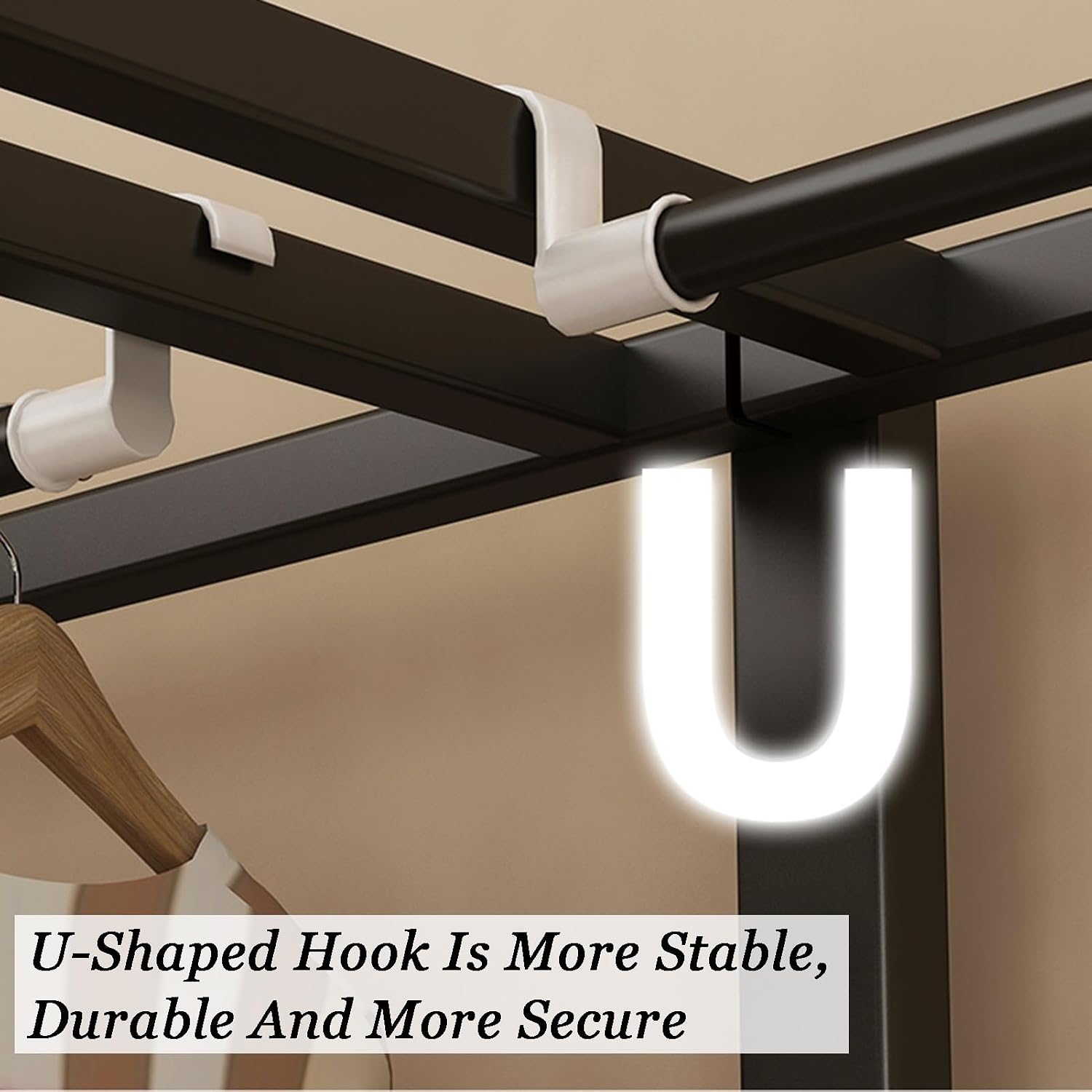 Portable Closet Wardrobe,Freestanding Coat Storage Garment Racks,Closet Storage Organizer with Shelves and Cover,Easy Assembly(Color 2,150x50x170CM)