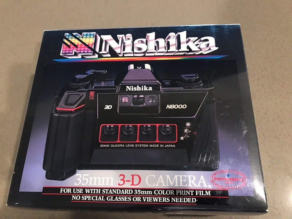 Nishika N8000 35 mm Quadrascopic Stereo 3D Lenticular Camera