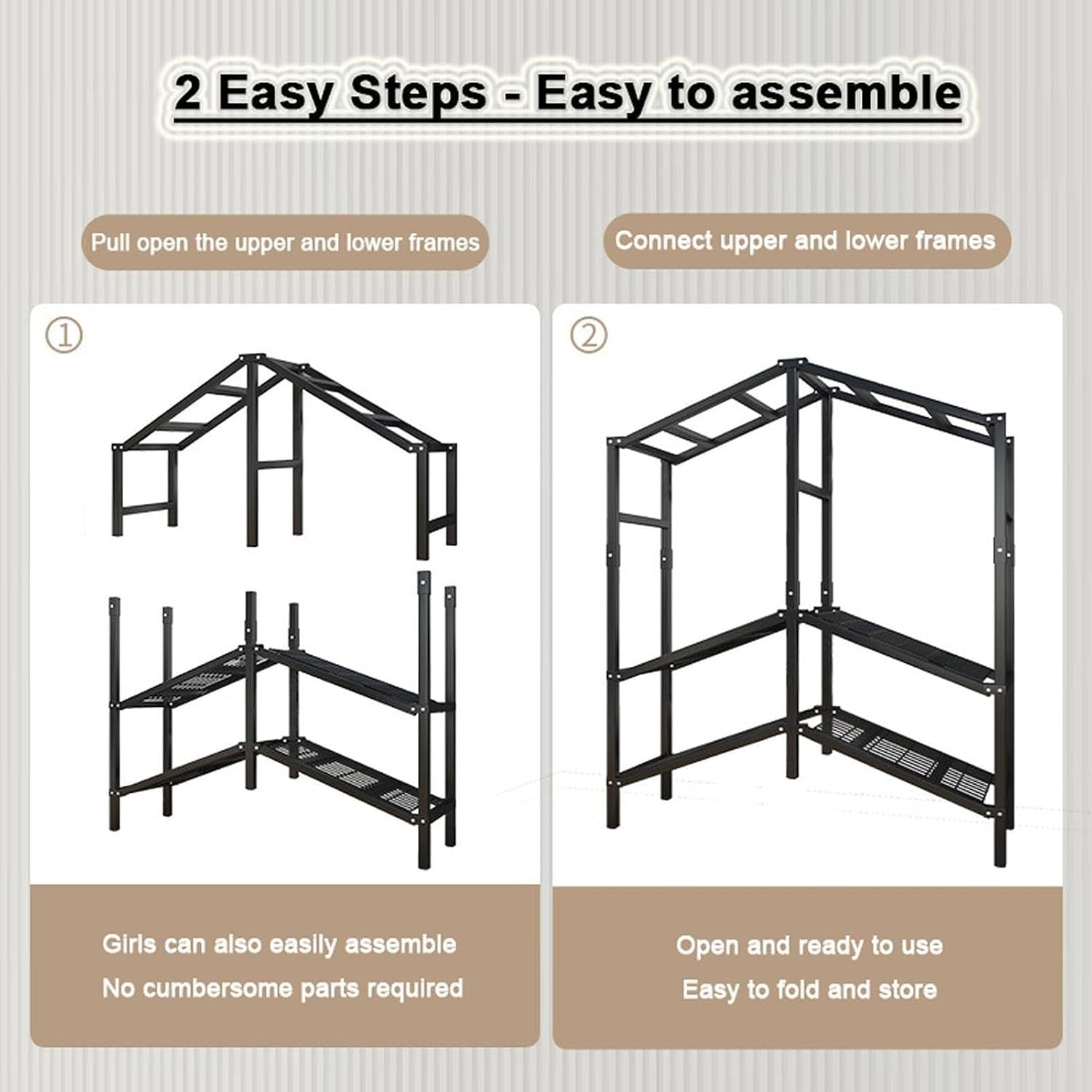 THEGA Heavy-Duty Foldable Garment Rack with Cover - Portable Wardrobe Closet Rack, Foldable Portable Closet Wardrobe Rack, 1100lbs, Freestanding Clothes Organizer System (Size : 168 * 50 * 170cm)