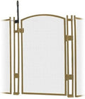 EZ-Guard 4' Tall Self Closing/Self Latching Mesh Child Safety Pool Fence Gate Kit for In-Ground Pools - (Tan, 4 ft.)