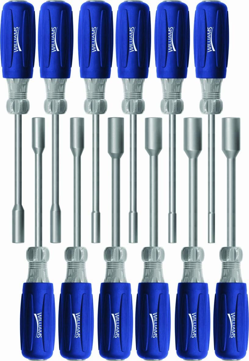 Williams 24061 12-Piece Metric Nutdriver Set
