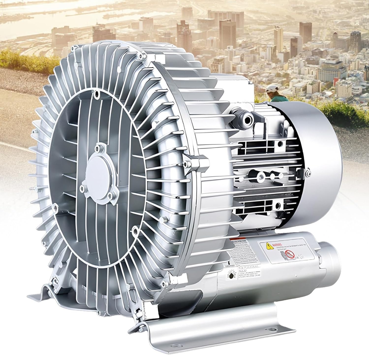 Regenerative Air Blower and Vortex Ring Blower 220v/380v Commercial Pond Aerator Pump and Industrial Vacuum System for Dust Collection 1.5KW/380V