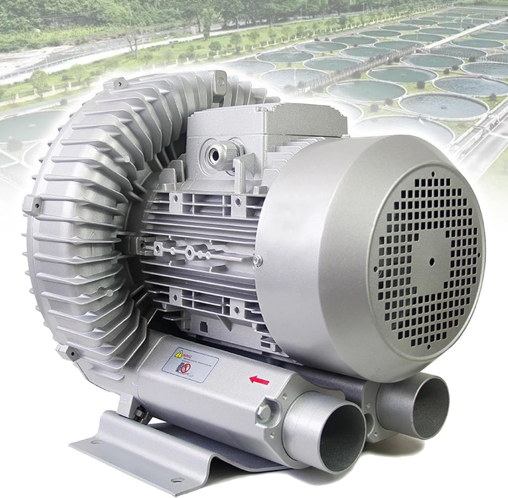 Regenerative Blower, Single/Three Phase Vortex Ring Blower, Ring Blower for Fish Tank Centrifugal Blower, Industrial Vacuum Pump for Air Blowing Or Suction(1.5KW/220V)