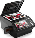 KEDOK Photo,NameCard,Slide & Negative Scanner with Large 5' LCD Screen,Film and Slide Digitizer-Convert 35mm,110 Film/Photo(3R,4R,5R)/NameCard to 22MP Digital JPEG-8GB SD Card Included