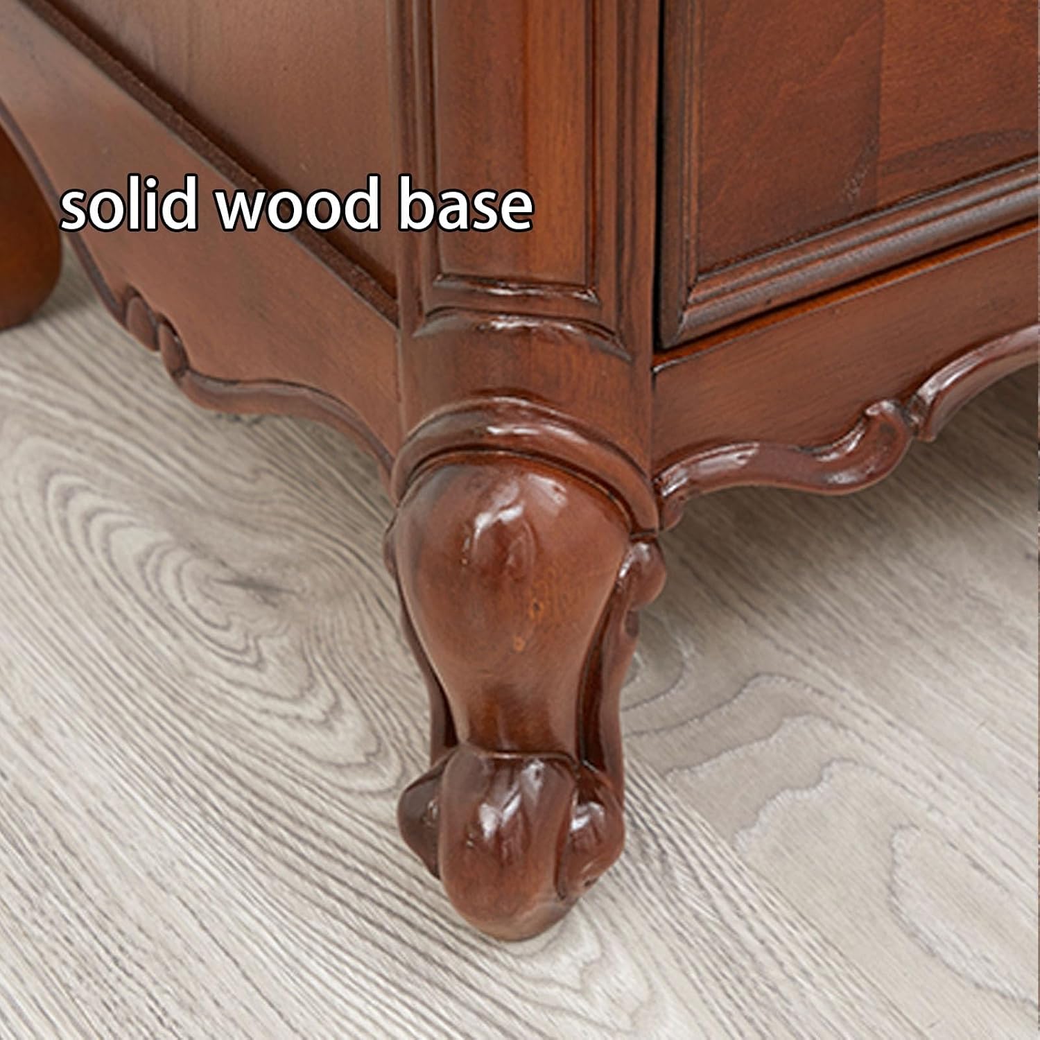 Solid Wood Clothing Racks, with 2 Drawers, Clothes Rack, Hat Storage Stand, Floor-standing Garment Racks, for Hanging Shirts, Jackets, Coat(Brown)