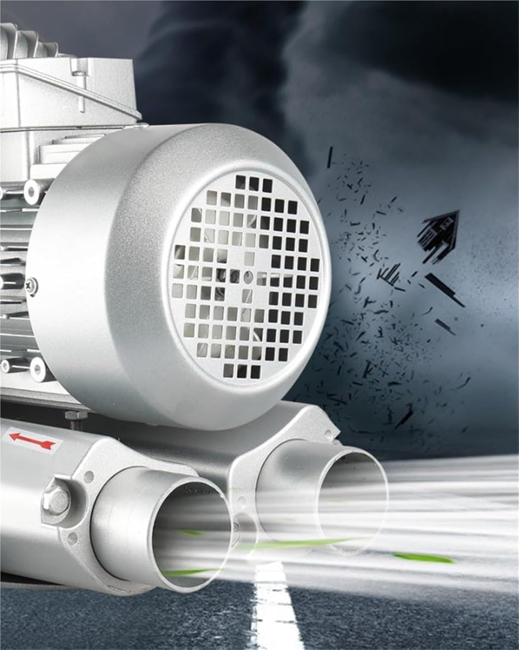 Industrial Aquaculture Pond Fish Tank Vortex Air Blower Pump,120W-1500W 110V/220V/380V Commercial Air Pump Blower High Pressure Aquarium Fish Pond Tanks Air Oxygen Pump Blower
