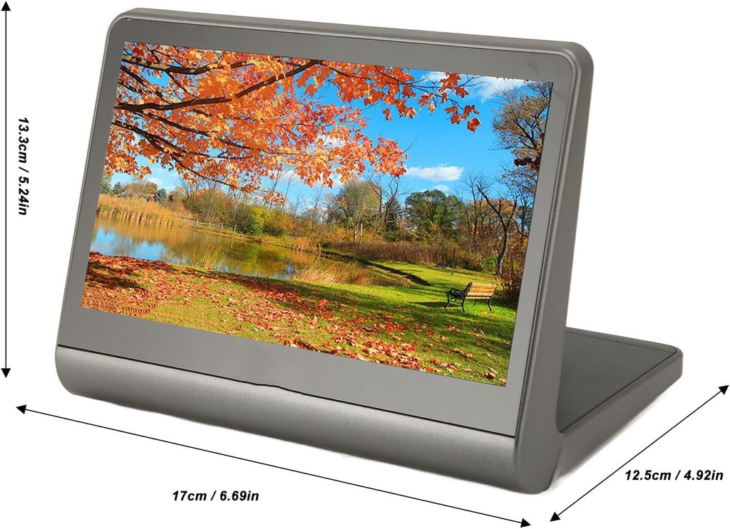 48 MP Film and Slide Scanner with 7 Inch LED Screen, All in One Digital Film Scanner Support 16GB Memory Converts 135/110/126 KPK Negative and Super 8/Monochrome Slides into JPEG