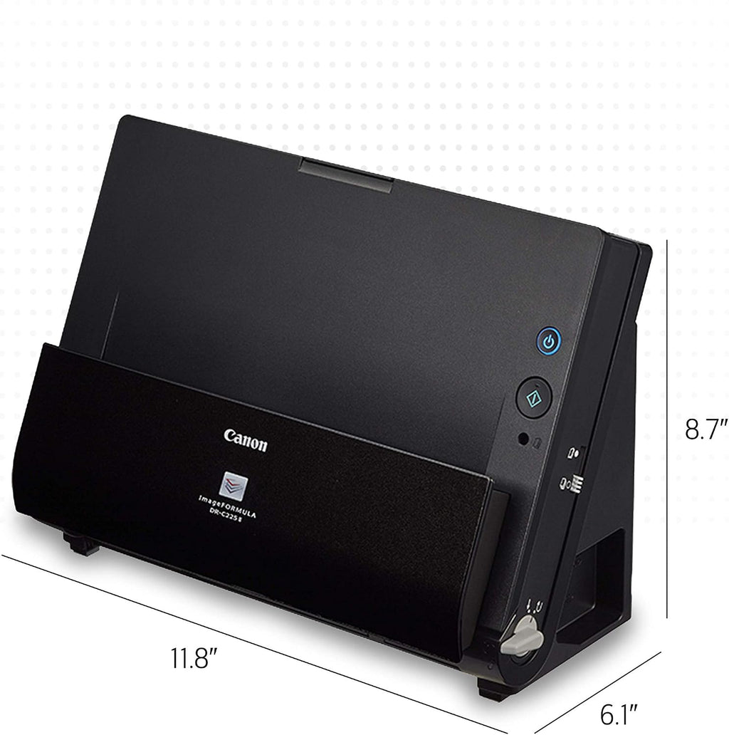 Canon imageFORMULA DR-C225 II Office Document Scanner, Black - 3258C002