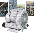 Vortex Ring Blower, Industrial Regenerative Blower for Sewage Aeration, Large Airflow High Pressure Centrifugal Fan, Suitable for Aquaculture, Food, Aquarium, Fish Pond, 250W