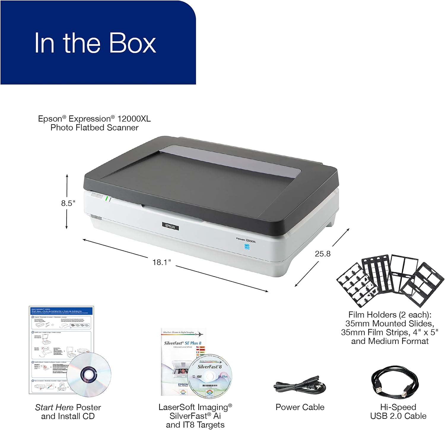 Epson Expression 12000XL-PH Flatbed Scanner