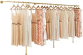 Wall Mounted Clothes Rail Modern Clothes Rack Retail Display Clothes Rack Freestanding Garment Rack Metal Coat Rack Garment Hanging Storage Rail, for Hanging Clothes (Size : 200cm)