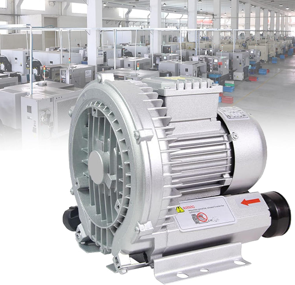 Regenerative Blower, Vortex Ring Blower, Industrial Extractor,Workshop Exhaust Blower, 220V/380V Vortex Centrifugal Vacuum Pump, Regenerative Blower(750W/220V)