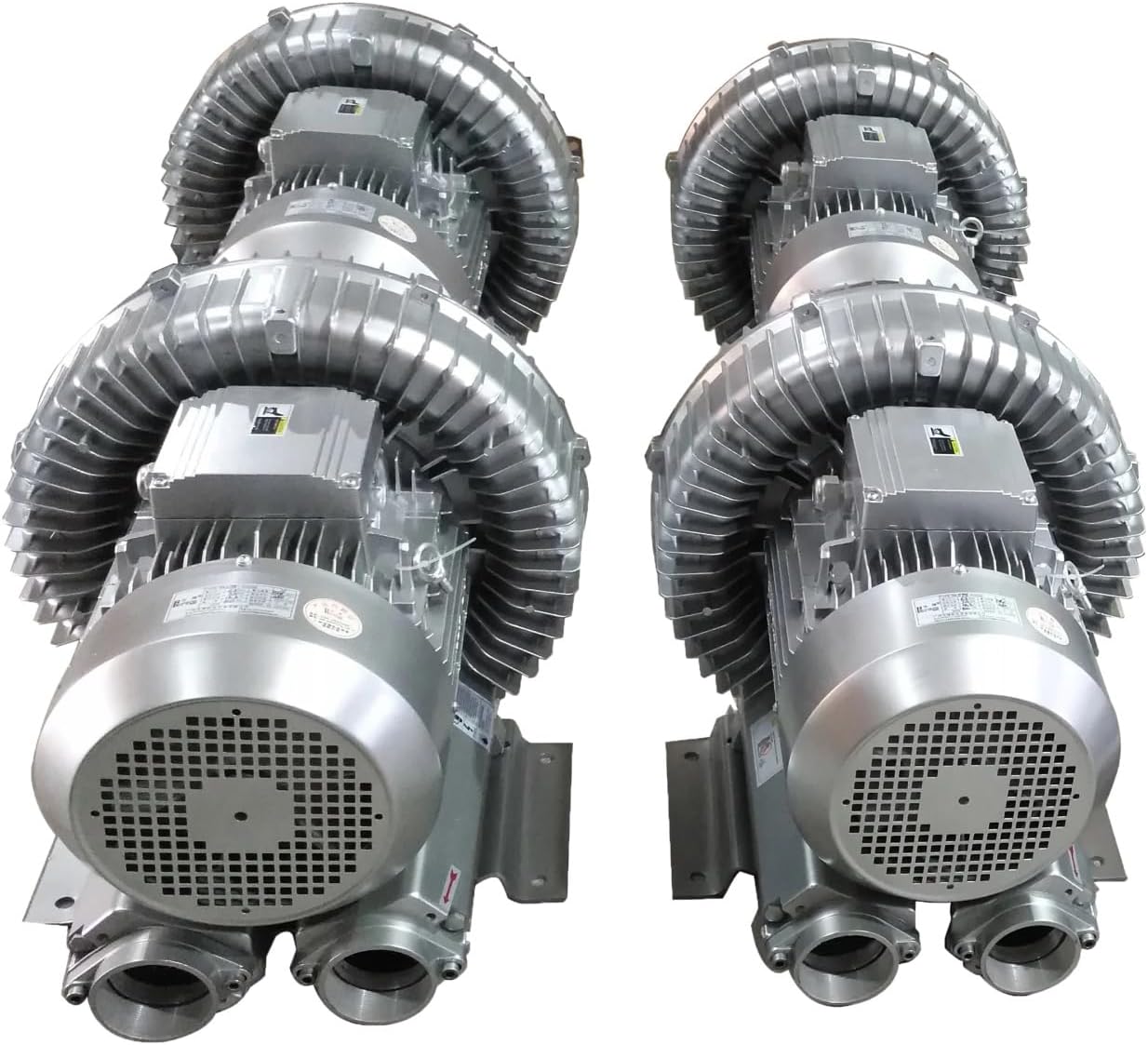 Fish Farm 1.5KW Single Phase Ring Blower for Fish Pond Aeration Systems 44000rpm