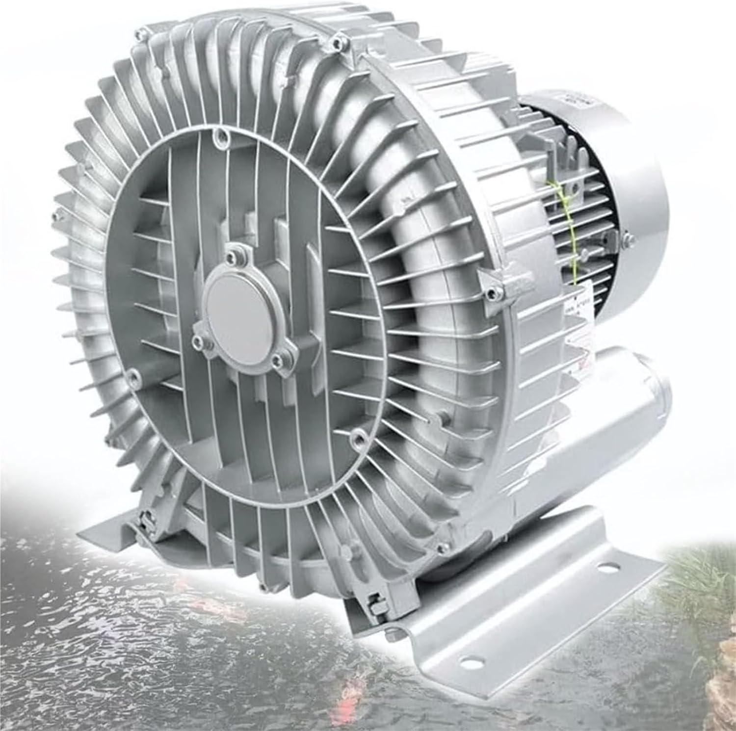 Upgraded Regenerative Blower,Three Phase 380V High-Pressure Vortex Ring Blower,250W-1500W Regenerative Air Pump for Sewage Aeration Aquarium(350W/0.47HP)