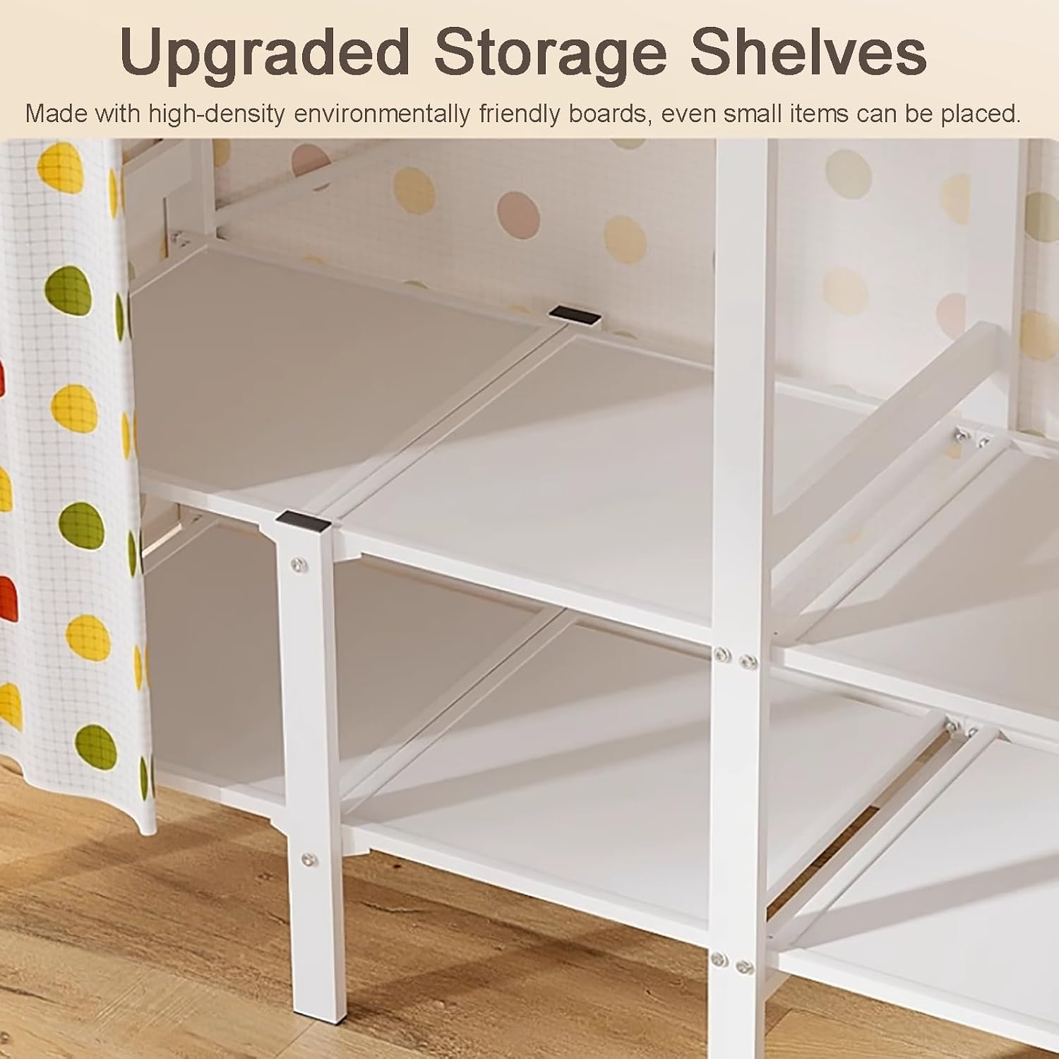 67in Portable Wardrobe Closet, Folding Bedroom Clothes Rack, Garment Rack with Hanging Rod and Fabric Cover, Foldable Design Clothes Rack(168cm/66.2in)
