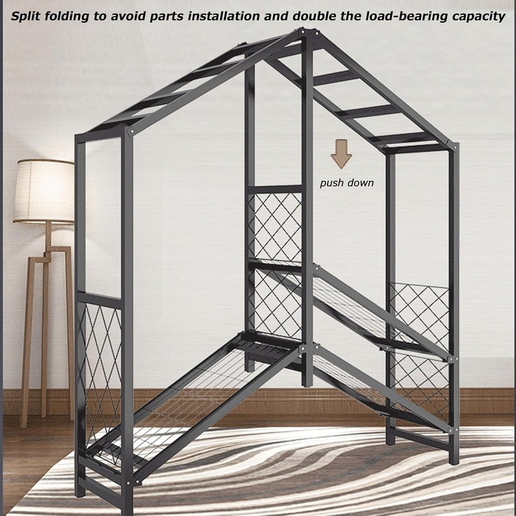 Foldable Clothing Rack - Heavy Duty Rolling Garment Rack With Cover, Portable Freestanding Closets Wardrobe, Width 19.68in, Max 1500lbs, For Hanging Clothes, Metal Armoires,multiple Sizes(Color:A,Size