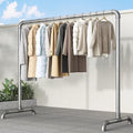 Portable Clothes Rack, Freestanding Metal Garment Rack with Stable Base, Industrial Pipe Design for Hanging Coats, Skirts, Shirts, Sweaters, Indoor & Outdoor Use (2x1.8m)