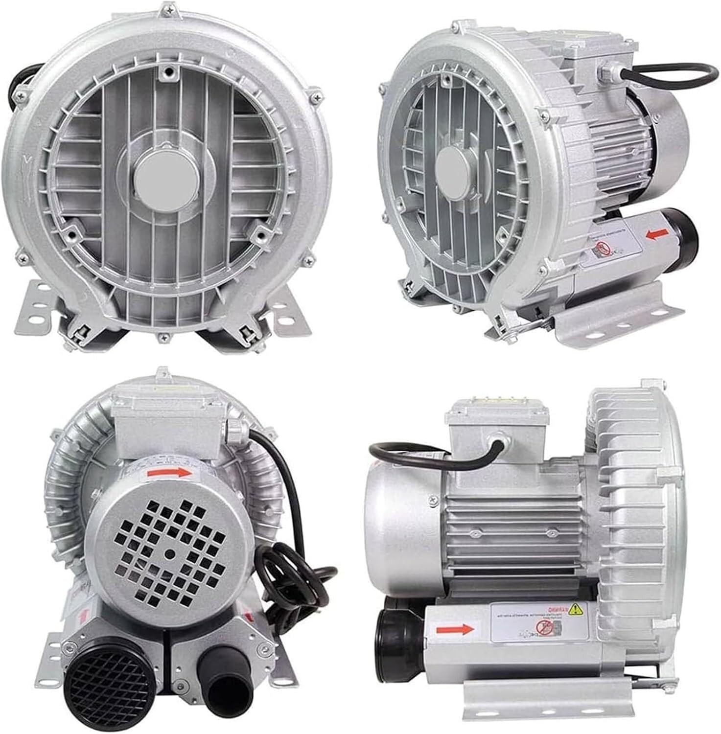 High-Pressure Vortex Ring Blower 480V Three-phase Regenerative Blower for Industrial Construction Textile & Fish Pond Aeration(1.5kw/380v)