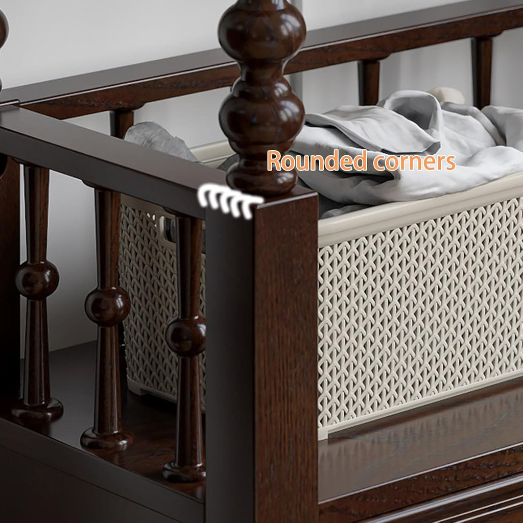 Floor-Standing Clothing Rack, Solid Wood Clothes Rack, Garment Racks, Stylish Clothes Organizer Furniture, for Hanging Shirts, Jackets, Coat(White)