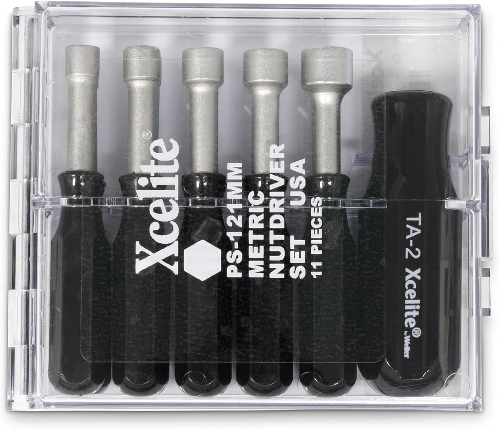 Xcelite PS121MMN Tool Set, Nutdriver, Midget-Mm