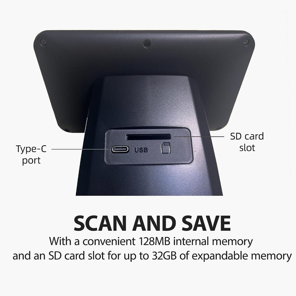 BEONEGLOBAL ClearScan S5 Film Scanner High-Resolution Film&Slide Scanner with 5' LCD – Convert 135, 126, 110 Super8 Negatives and Slides to 24MP Digital JPEG Photos Quickly
