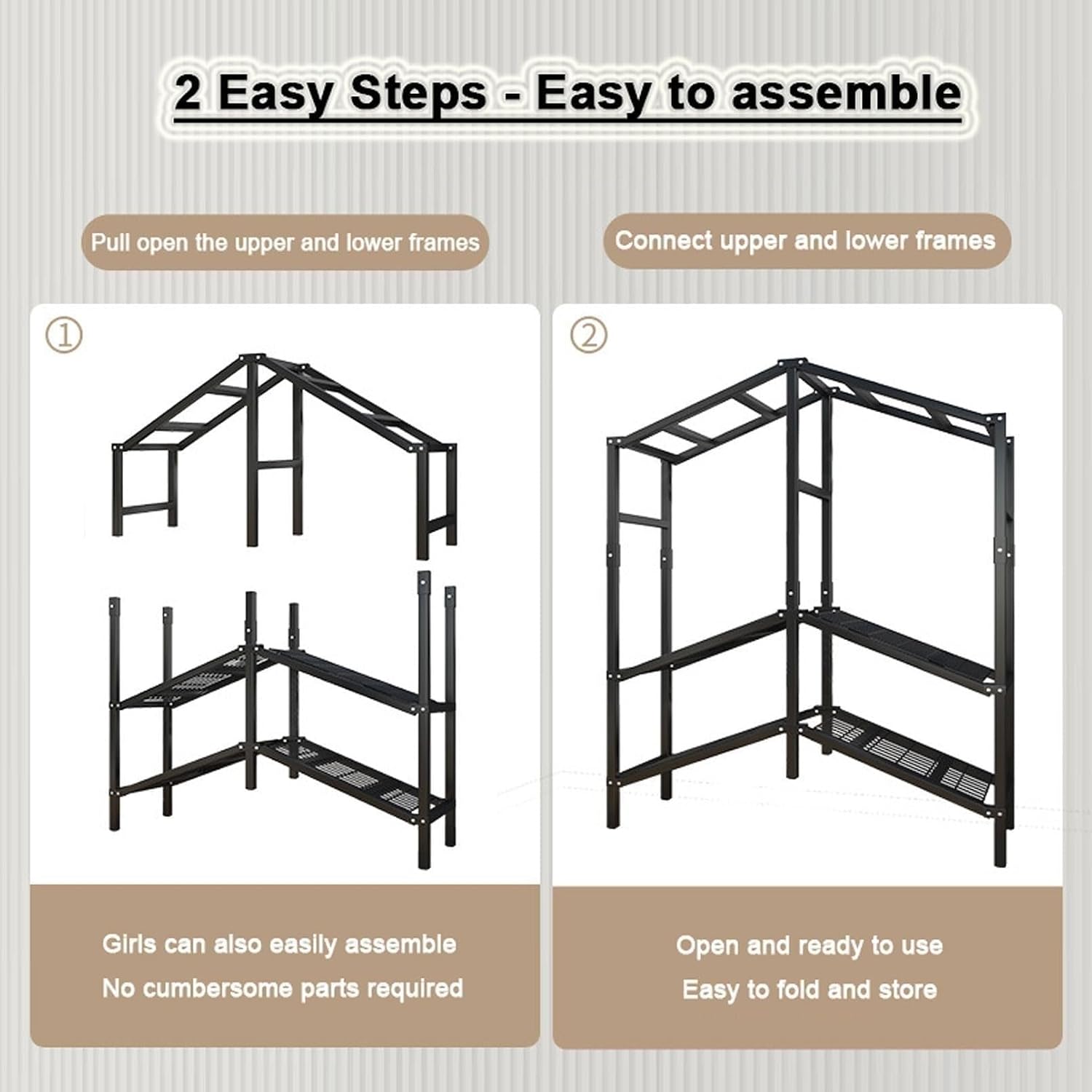 Portable Freestanding Closets Wardrobe - Heavy Duty Foldable Wardrobe Rack With Cover, foldable drying rack, Width 19.68in, 1100lbs Wardrobe Clothing Organization System For Bedroom(Color:A,Size:130*5