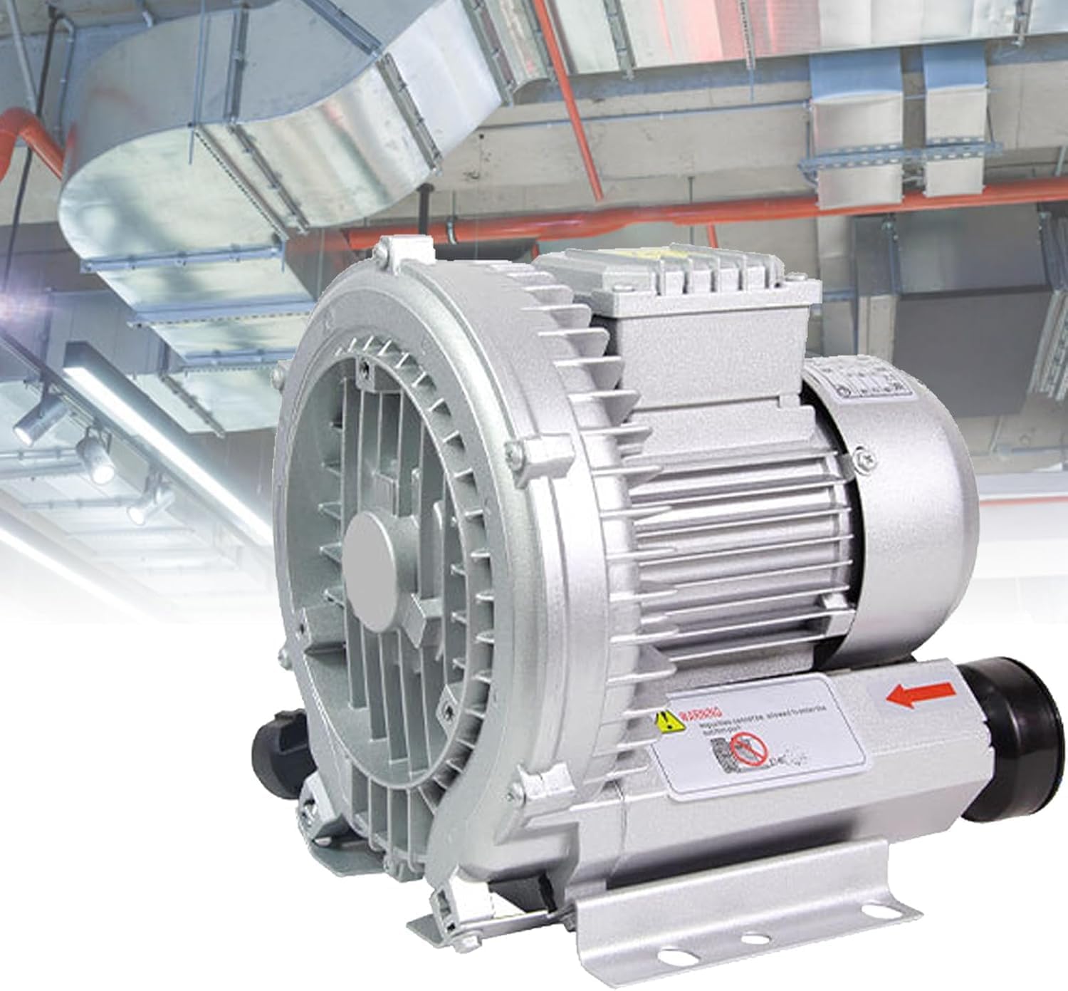 Vortex Ring Blower for Fish Pond & Factory Ventilation, 1.5KW 220V/380V Regenerative Blower, Powerful Dust Removal & Aeration Solution