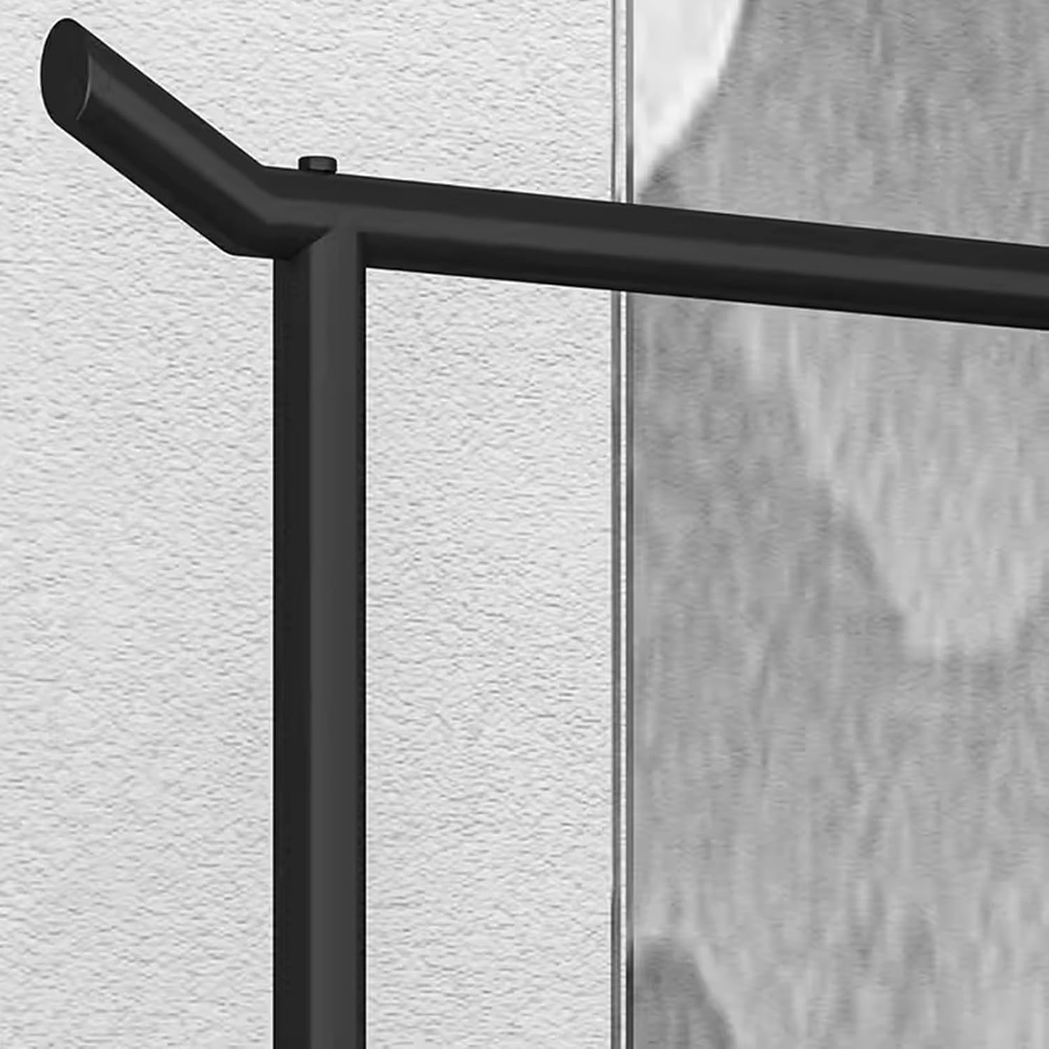 Heavy duty Garment rack Heavy Duty Clothes Rail, Freestanding Metal Hanging Clothes Rack, Large-capacity Retail Display Clothing Rack, Bedroom And Living Room Single Rod Coat Rack, Black ( 120X40X165