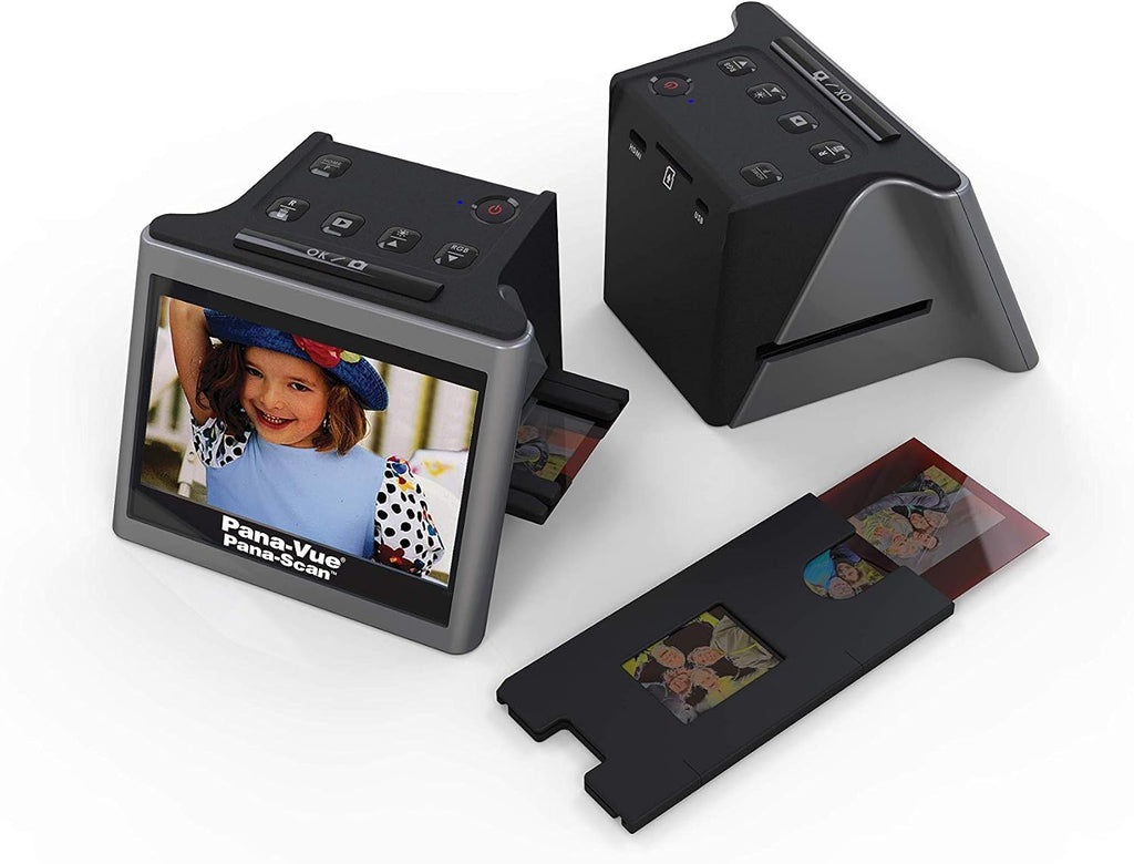 Pana-Scan Slide & Film Scanner Converts 35mm, 110, 126 Slide & Negatives to High Resolution 22MP JPEG Digital Images