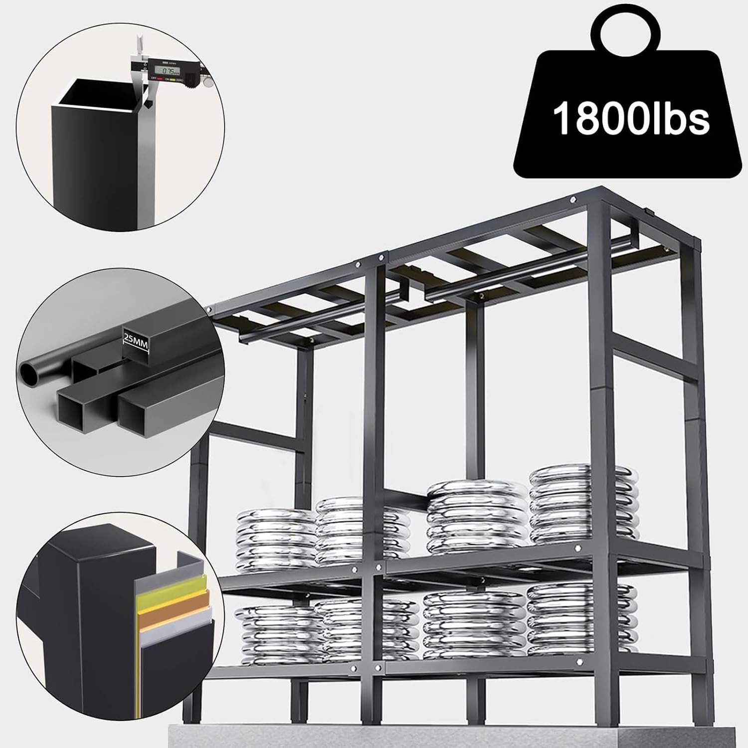 Foldable Portable Closet - Heavy Duty Wardrobe Clothes Garment Rack, Installation-free Door-opening Bedroom Cloth Wardrobe, Freestanding Metal Clothing Rack With Cover, Easy Assembly ( Color : B , Siz
