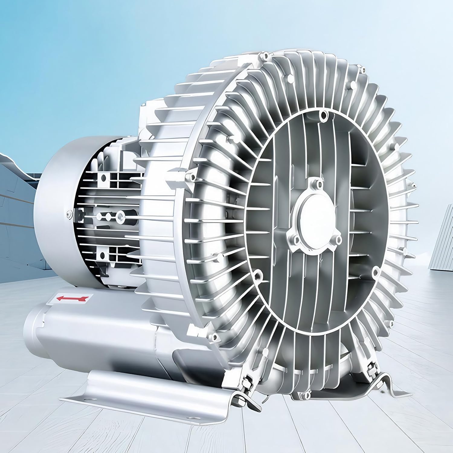 Side Channel Blower with Regenerative Blower 220V/380V – Industrial Oxygen Pump and Pond Aerator for Hydroponics and Factory Ventilation Applications, Quiet Operations 1.5KW/380V
