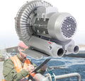 80-240m³/h Commercial Air Pump Blower, Aquarium Fish Pond Tanks Air Oxygen Pump Blower for Air Dusting,550W