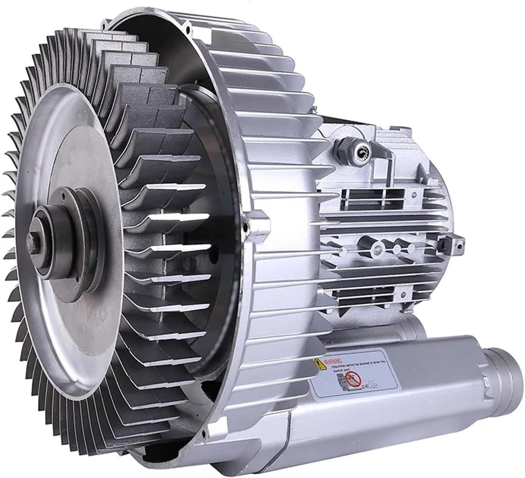 1.5KW High-Pressure Vortex Fan for Fish Pond Aeration, Industrial Blower, Oil-Free, uncorroded, Customizable(AC380V)