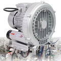 Single Phase Industrial Vortex Blower Pump for Aquaculture & Fish Tanks - Aluminum Alloy Air Blower for Sewage Aeration & Aquarium Applications