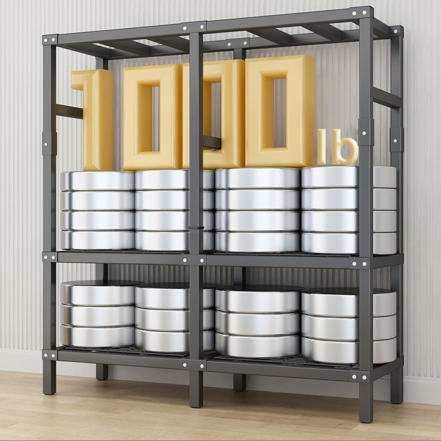 Foldable Portable Closet Wardrobe Rack - Portable Wardrobe Closet Rack,1100lbs,Heavy-Duty Foldable Garment Rack with Cover，Freestanding Clothes Organizer System(Size:168 * 50 * 170cm)