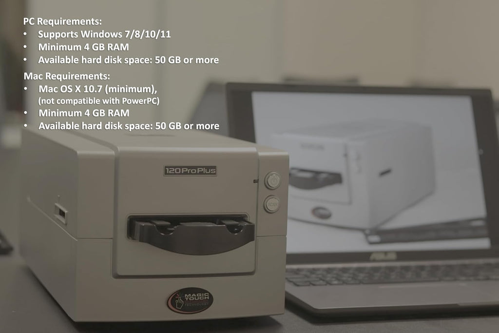 Pacific Image PrimeFilm 120 Pro Plus Film Scanner. Medium & 35mm Film & Slide Scanner. Faster Scan Speed. 6,400 dpi/48-bit True Color. 4.2 Dynamic Range. Mac/PC