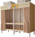 Foldable Clothe Rack With Cover,Portable Closets,Heavy-Duty Portable Closet Wardrobe,Freestanding Garment Rack,for Hanging(Orange,216 * 170 * 50)