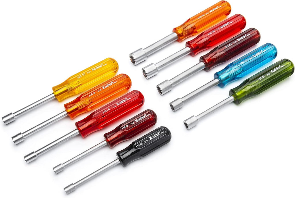 Xcelite HS618N 10 PC NUT Driver Set, Hex