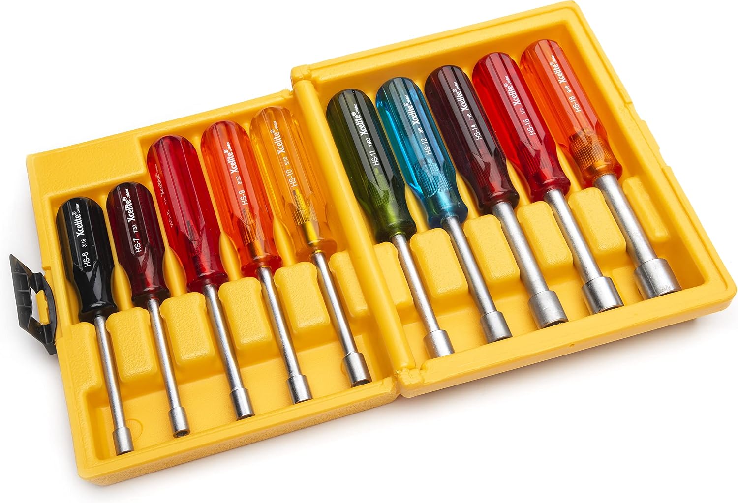 Xcelite HS618N 10 PC NUT Driver Set, Hex