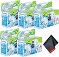 FUJIFILM QuickSnap 800 Waterproof 35mm One-Time-Use Disposable Camera (5X 27 Exposures) Bundle with Microfiber Cleaning Cloth