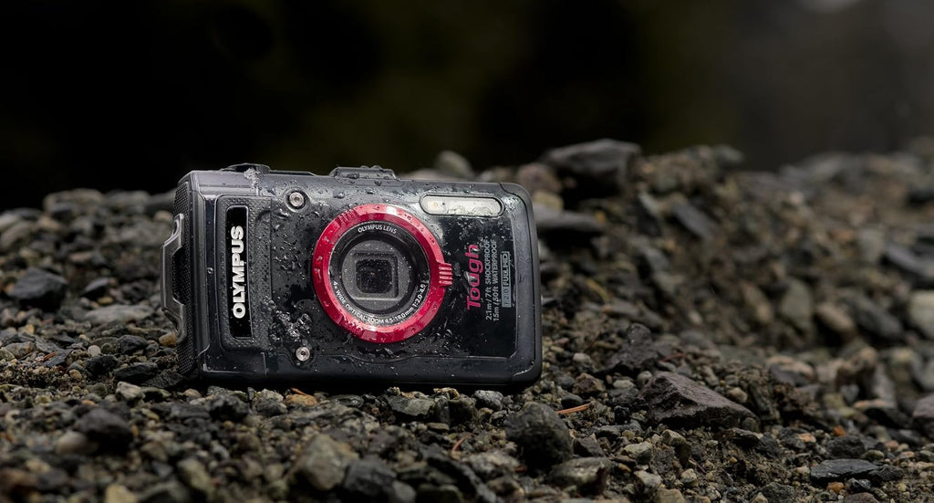 OM SYSTEM Olympus Stylus TG-2 iHS Digital Camera with 4X Optical Zoom and 3-Inch LCD (Red) (Old Model)