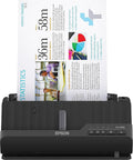 Epson Workforce ES-C320W - Wireless Compact Desktop Document Scanner - 2-Sided Scanning Auto Doc Feeder - Can Scan Paper and Cards - Black