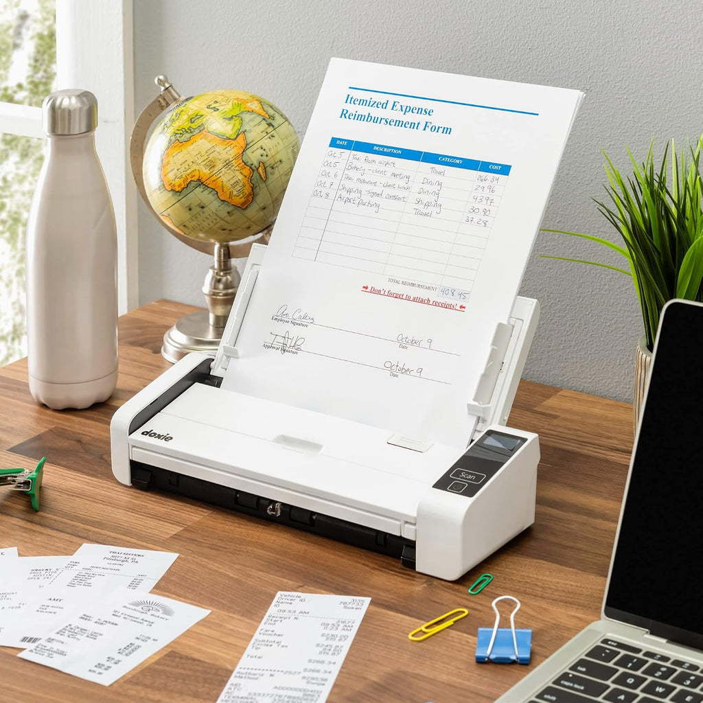 Doxie Pro - Duplex Document Scanner and Receipt Scanner for Home and Office with Amazing Software for Mac and PC