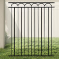 Fencer Wire Heavy Duty Arc Fence Barrier Panel, 6FT Height X 5FT Width Anti-Rust Metal Fencing Panel, Diameter Steel Outdoor Decorative Garden Fence Panel for Yard, Pool, Patio, Single Panel