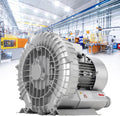 Regenerative Blower 370/550/750/1100/1500W Three Phase, Aluminum Alloy Vortex Ring Blower, Industrial Vacuum Pump for Air Blowing,1.1KW