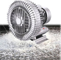 Upgraded Regenerative Blower High-Pressure Vortex Ring Blower 380V Three-Phase 250W-1500W for Sewage Aeration Aquarium Fish Pond(1100W/1.48HP)
